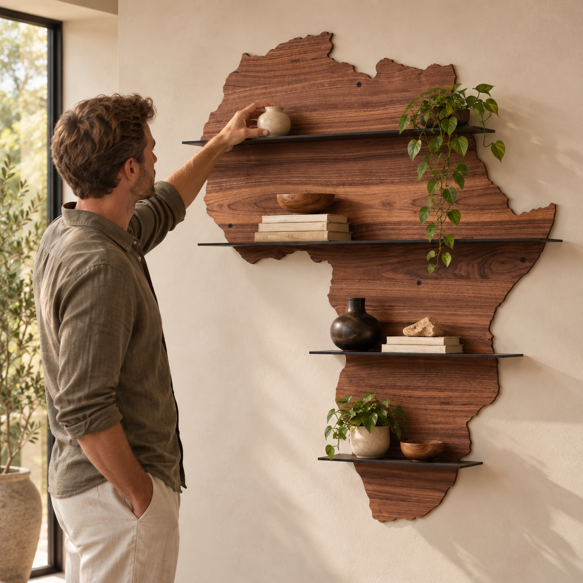 Africa Display Shelf
