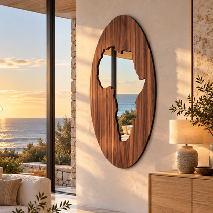 Oval Africa Mirror