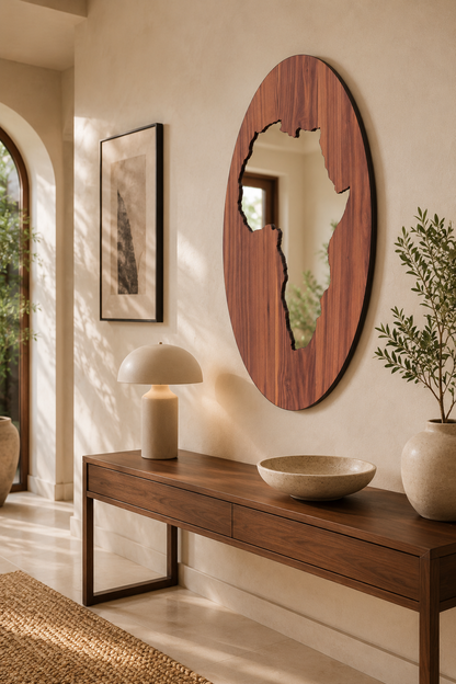 Oval Africa Mirror