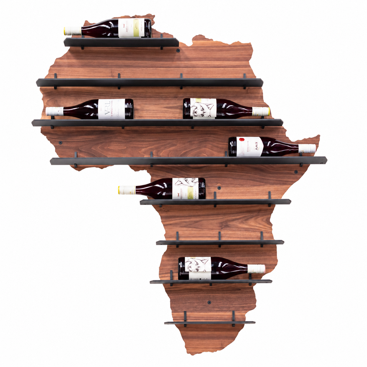 Africa Wall Wine Shelf