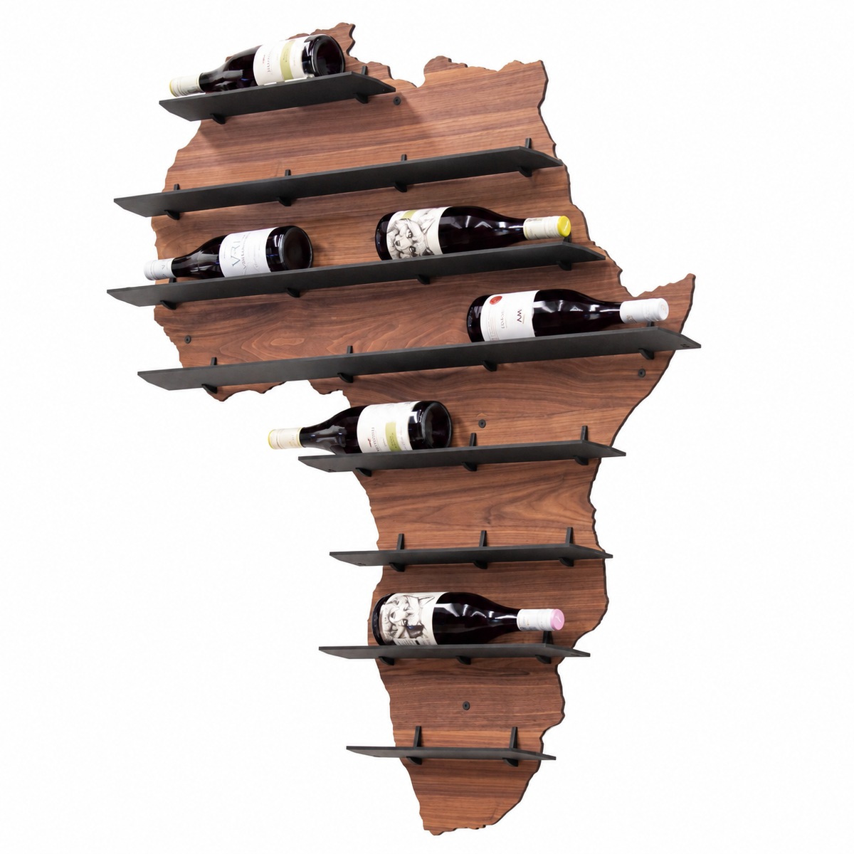 Africa Wall Wine Shelf