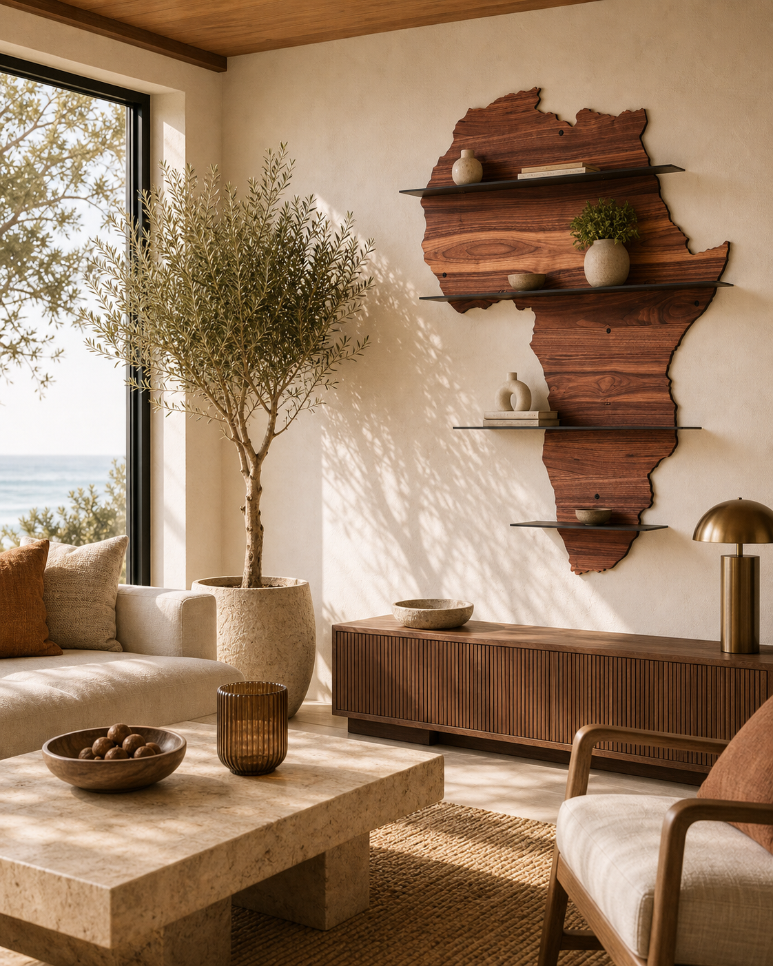 Africa Display Shelf