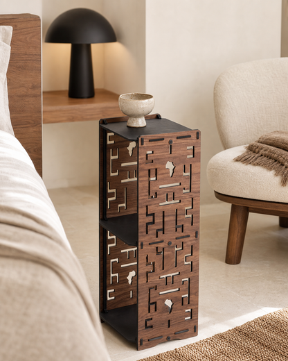 Maze Tower Side Table Set