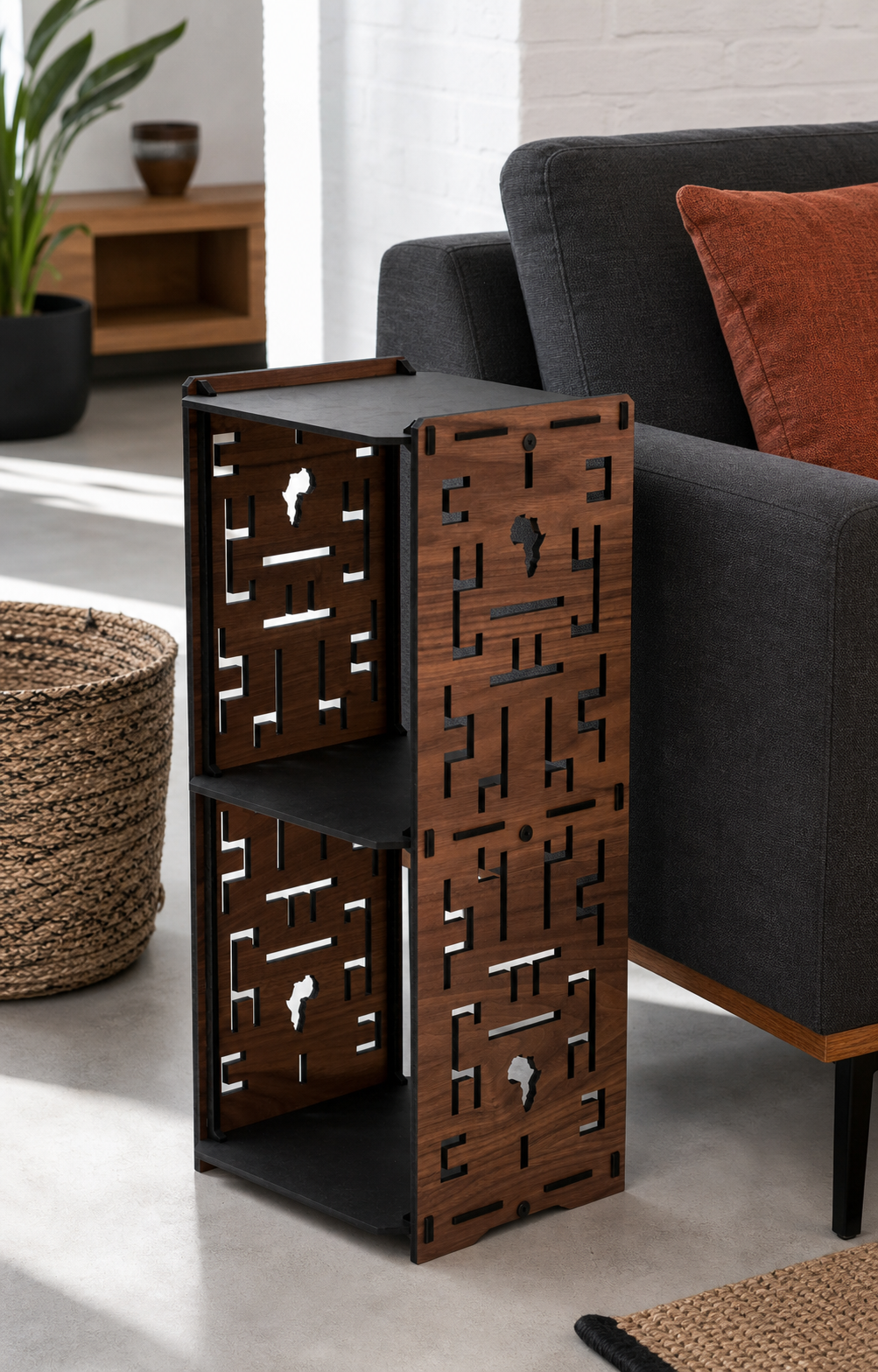 Maze Tower Side Table Set