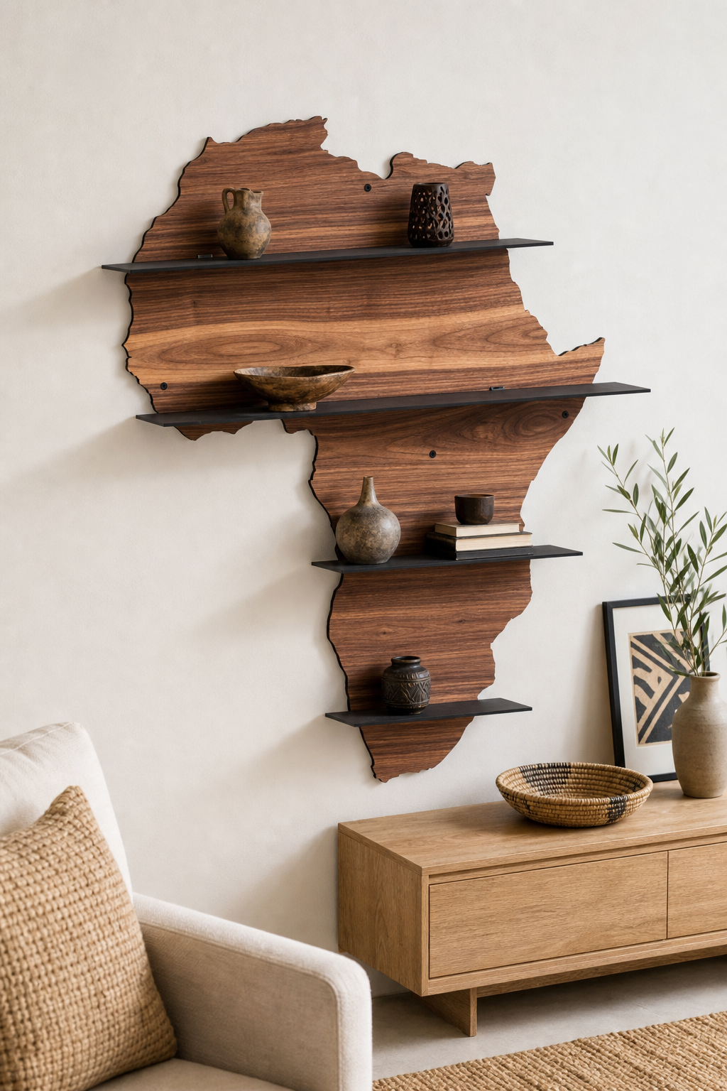 Africa Display Shelf