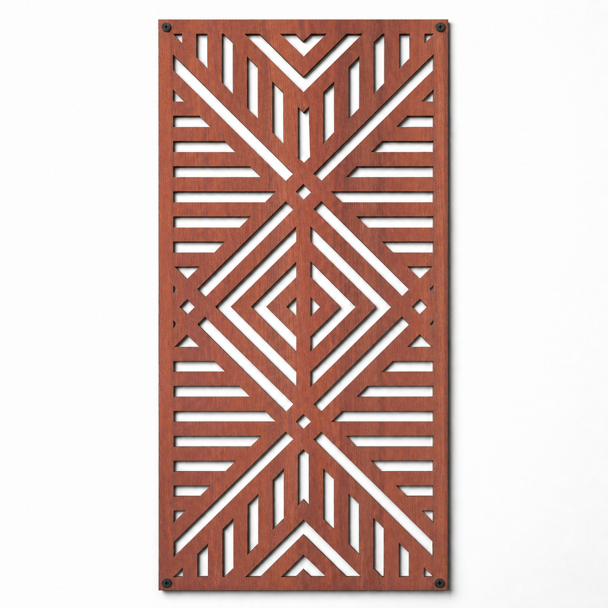 Rhythm Geometric Wood Wall Panel