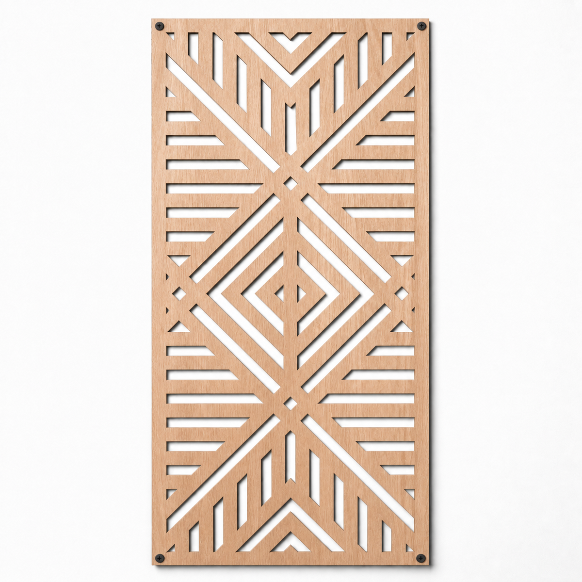 Rhythm Geometric Wood Wall Panel