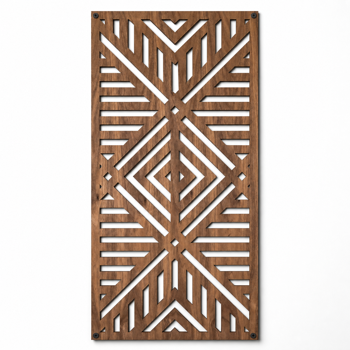 Rhythm Geometric Wood Wall Panel
