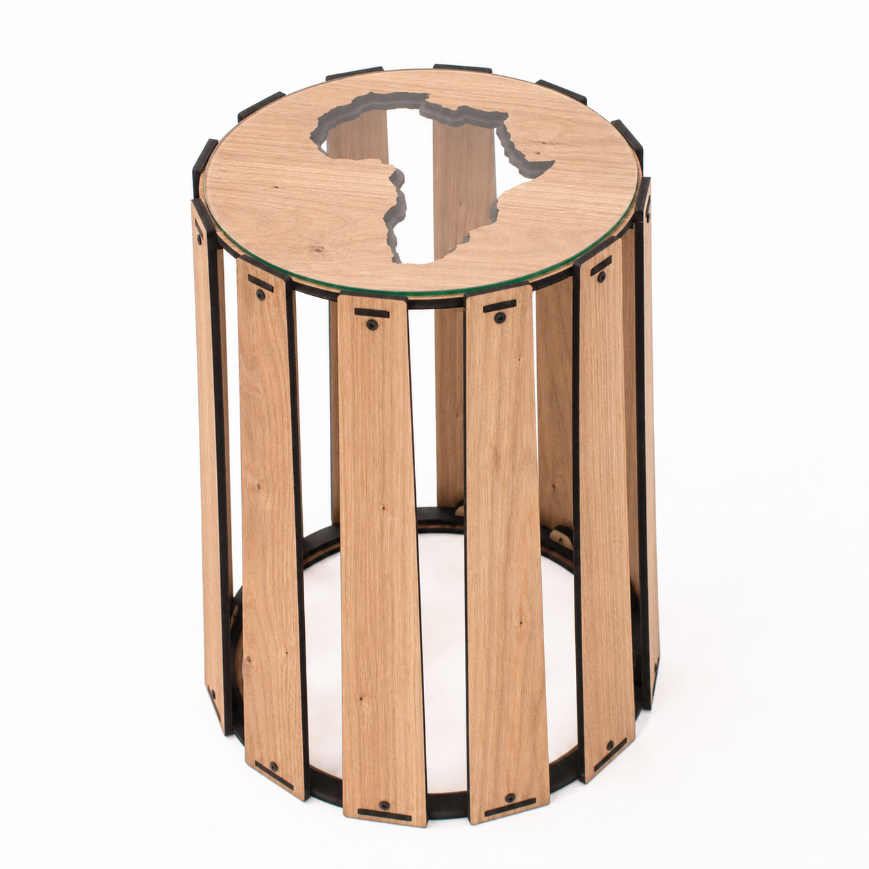 Shadow Side Table in Okoume veneer